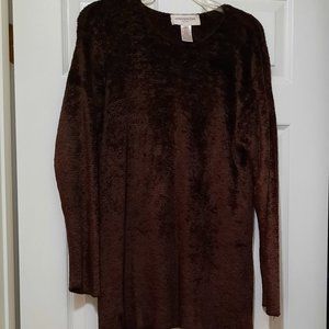 Jones New York Sport Brown Long Sleeve Sweater